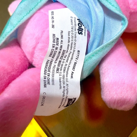 TROLLS DREAMWORKS POPPY TALKING TROLL 2015 PLUSH BY HASBRO WORKS!  14” - Picture 13 of 13